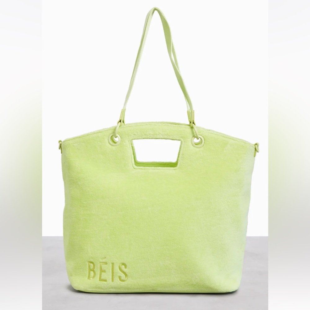 BEIS The Terry Tote In Citron